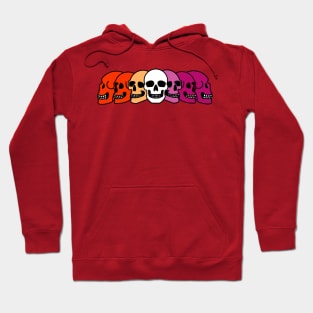 Pride Skulls Lesbian Hoodie